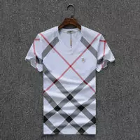 2018 t shirt burberry garcon col-v grid